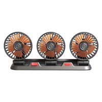 Ioensy - Potente Ventilador De Rotación De Coche 360 Para Vehículos Comerciales