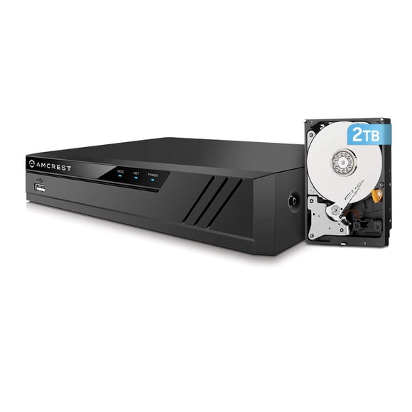 Grabador de vídeo en red Amcrest NV4108E-2TB 8CH 4K