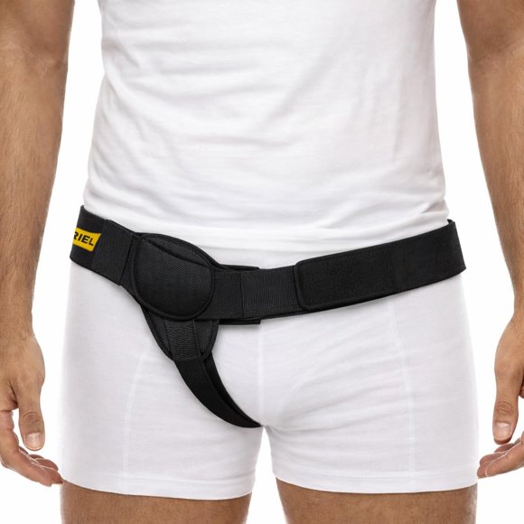Faja para hernia URIEL para hombre talla M color negro 90–100 cm