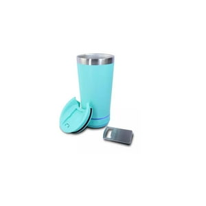 Vaso Térmico 473Ml Parlante Inalámbrico Rgb Music Beer - Celeste.