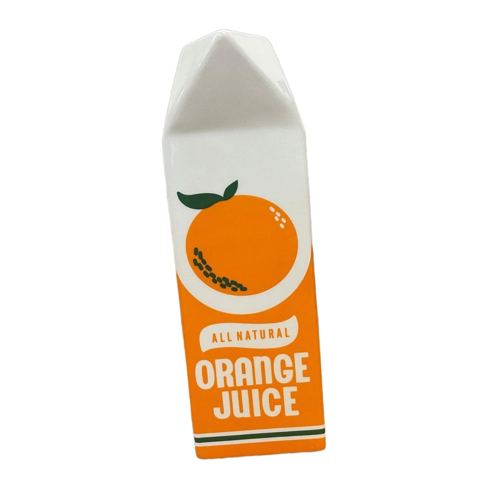 Bothyi - Florero De Cerámica Naranja Portátil Para Arreglos Florales Interiores De Cumpleaños