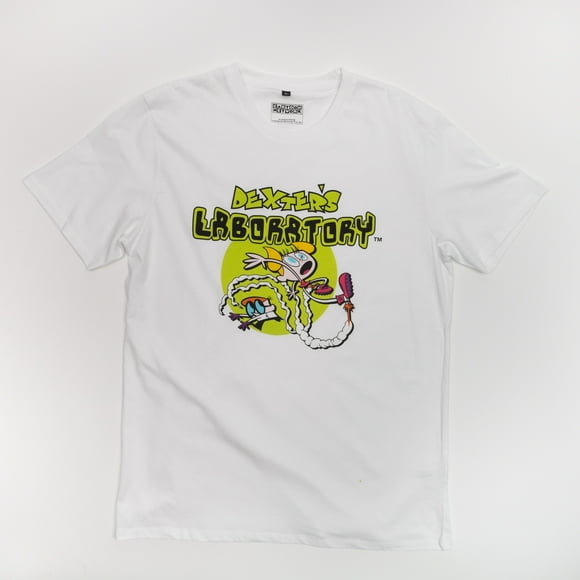 Polera Hombre YOU Cartoon Network Dexter Blanco