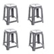thumbnail image 2 of Pack X 4 Banco Confort Gris Rey Plast, 2 of 3