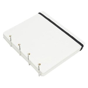 Ioensy - Soporte De Exhibición De Pines, Libro De Pines Comerciales De 4 Páginas Para Tocador De Mesa Para El Hogar, Blanco