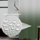 thumbnail image 2 of Cortina de Ducha Myst Design Waffle de Poliéster 72 x 72 Pulgadas Blanco Degradado, 2 of 3