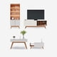 thumbnail image 1 of Rack 75" + Vitrina + Mesa Centro + Arrimo Noronha Blanco, 1 of 6