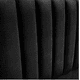 thumbnail image 3 of respaldo Tubular al piso Felpa Negro 2 plaza, 3 of 4