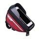 thumbnail image 5 of Bolsa De Marco Frontal De Bicicleta Ciclismo Bicicleta Impermeable Paquete De Caja De Soporte Para Teléfono Rojo, 5 of 5