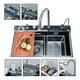 thumbnail image 1 of Lavaplatos Digital Cascada Inteligente Smart 75x46 Lluvia Acero Inoxidable, 1 of 3
