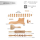 thumbnail image 2 of Kit 6pcs Rodillo Para Masaje Maderoterapia Maderos Gua Sha, 2 of 7