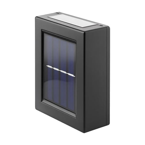 Foco Solar Led Muro Dir/Ind 4000K Megabright Negro 10