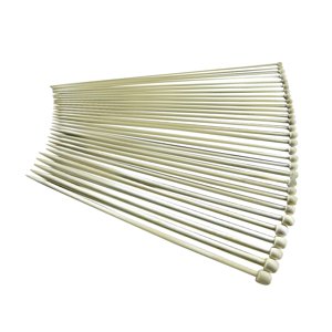 Magideal - 30 Uds. Accesorios De Agujas De Tejer Rectas De Una Sola Punta, Agujas Para Tejer Suéter, Herramientas De Costura, Artesanía De Diferentes Tamaños