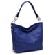 thumbnail image 1 of Bolso Hobo MKF Collection - Emily, Suave Cuero Vegano para Mujeres, Bolso de Hombro Espacioso y Casual - Azul Real, 1 of 3