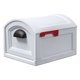 thumbnail image 1 of Mailbox Step2 Town-to-Town XL, resistente a la intemperie, color blanco, 1 of 6