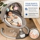 thumbnail image 4 of Swing infantil Jool Baby Nova Electric con Bluetooth Music Grey, 4 of 6