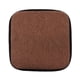 thumbnail image 1 of Cojín de silla de oficina de algodón marrón en casa Silla de comedor Cojines cuadrados 30 cm, 1 of 5