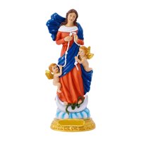 Magideal - Figuritas De Resina, Estatua De Madre María, Escultura De Ángel De Mesa Religiosa Para Gabinete, Dormitorio, Año Nuevo, Hogar, Sala De Estar