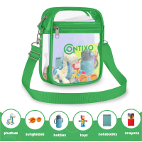 Mochila Contixo Transparente Verde