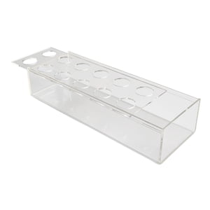 Bothyi - Florero De Acrílico Decorativo Largo Moderno Para Oficina Foto Prop Ornamento 30Cmx10Cmx6.5Cm