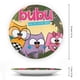 thumbnail image 2 of Bubu y los búhos pequeños Plato decorativo de porcelana fina (bone china), plato decorativo de cerámica para hogar, oficina, soporte de pared, platos decorativos para dormitorio - 6 pulgadas (15 cm), 2 of 6