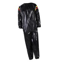 Ioensy - Fitness Sauna Suit Mujeres Hombres Quick Sweat Sweat Suit Para Ejercicio S Negro
