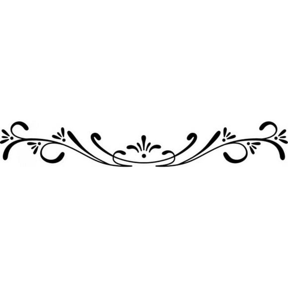 Decomural Floral Edge Border Headboard WS-18395