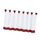 thumbnail image 4 of Personalizar Cafe Cortina de ventana Cortina de cocina Tier # 1 35x18 pulgadas, Wine Red, 4 of 5