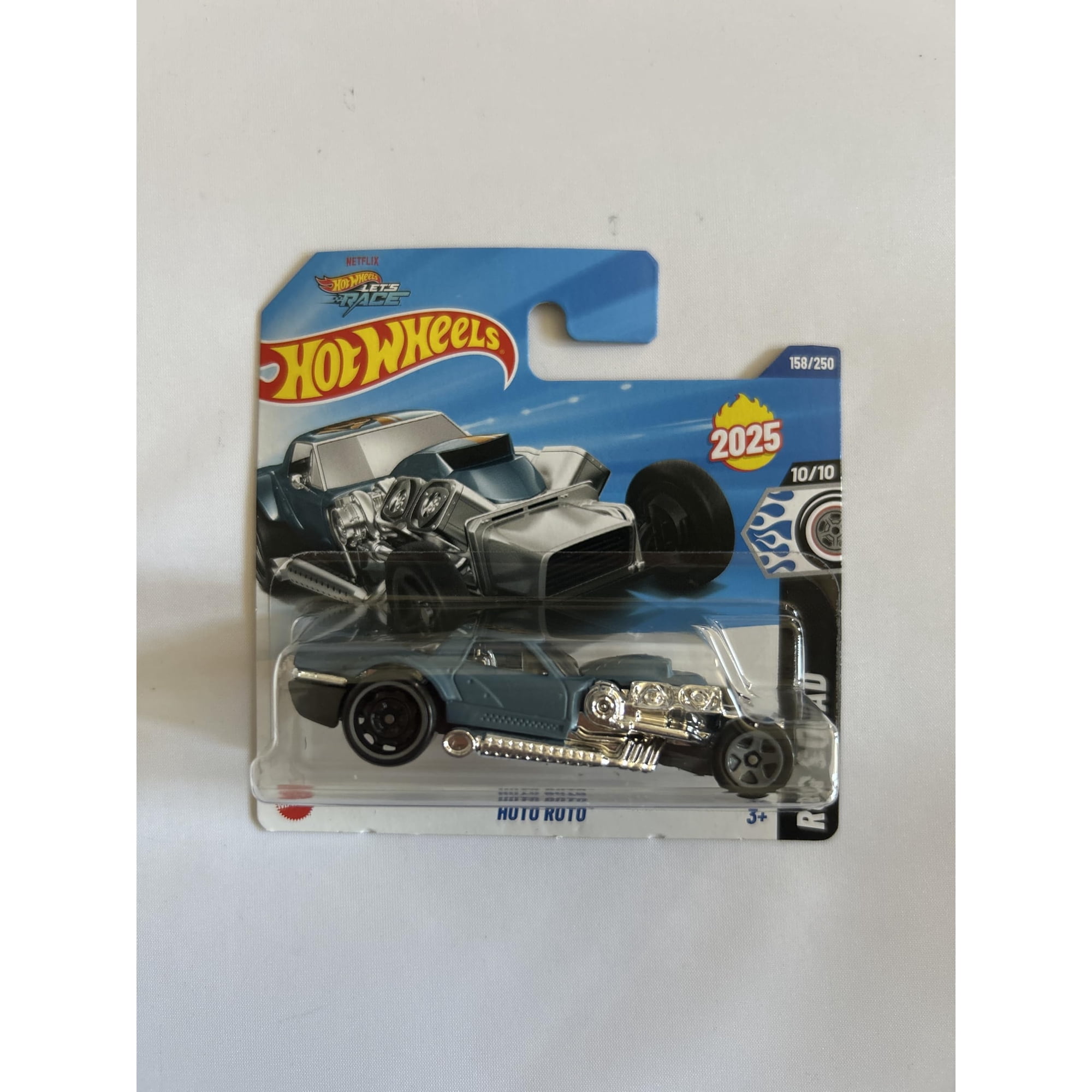 Toy Hot Wheels Car Hot Roto 2025 A Escala 1:64 Para Niños Mayores De 3 Años