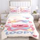 thumbnail image 1 of x2281 Bed SheetsCartoon Loopy Pattern Quilt Cover Pillowcase Two or Three Piece Multi Size Duvet Cover Bedding Sets Christmas Gift 3-Piece Bedding Set (1 Duvet Cover + 2 Pillow Shams) nj2281, 1 of 5