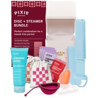 Pixie Cup - Colección De Discos Menstruales Pixie 2 Reutilizable Con Aplicador