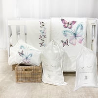 Tuyo Print - Set Cuna - - Mariposas Rosadas