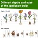 thumbnail image 3 of Plantador de bulbos Altdorff, herramienta de jardín 5 en 1 con mango de 99 cm, 3 of 7