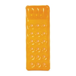 Colchoneta Inflable Intex 18-Pocket Fashion Mat Naranja