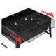 thumbnail image 2 of Parrilla Portátil Barbacoa Asado Grill Plegable Negra Carbon, 2 of 3
