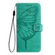 thumbnail image 2 of Funda cartera mariposa para Samsung Galaxy XCover7 Pro con soporte y ranuras para tarjetas Verde, 2 of 5