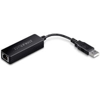 Adaptador Usb 2.0 A Fast Ethernet Trendnet Tu2-Et100 Negro