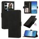 thumbnail image 1 of Funda Billetera Delgada para Xiaomi 17 Pro Max con Ranuras y Soporte Negro, 1 of 6