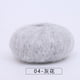 thumbnail image 1 of Xiao Hua Hilo de lana, gris claro, 25 g x 2 rollos, ligero y cálido, ideal para bufandas, tapices y decoraciones de pared tejidas a mano, e hilo de punto para artes decorativas de moda., 1 of 3