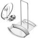thumbnail image 1 of Soporte para cucharas y tapas de ollas, soporte de acero inoxidable para tapas de ollas y sartenes, estante de estantería, soporte para cucharas, soporte para utensilios, organizador de estufas, 1 of 6