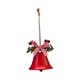 thumbnail image 4 of Campana De Navidad Hecha A Mano Linda Para Decoración De árbol De Navidad Para Porche Guirnalda De Navidad 1 Campana De Trompeta Roja, 4 of 5