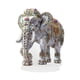 thumbnail image 2 of 2D Elephant acrílico Plaque decorativo Dispeto de escritorio de escritorio de escritorio decoración de mesa para la sala de estar del gabinete D, 2 of 5