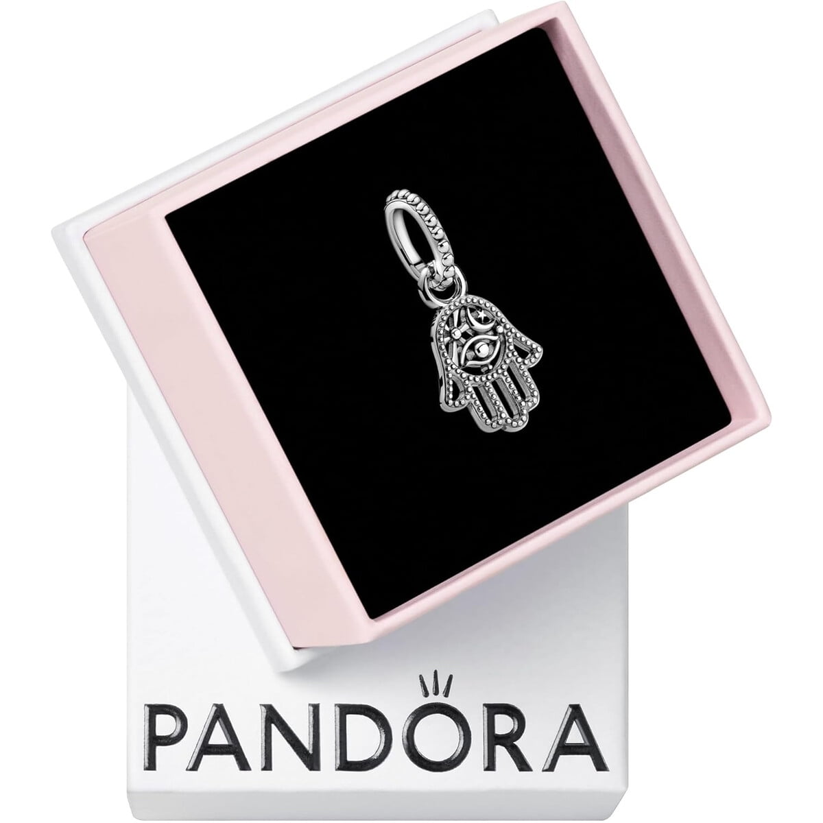 Charm Pandora Mano Hamsa Plata Esterlina Moments