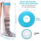 thumbnail image 5 of Funda Impermeable De Yeso Sunby Para Ducha Pierna De Adulto Larga, 5 of 7
