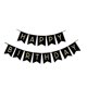thumbnail image 1 of Banderín De Cumpleaños Negro Con Letras Doradas Brillantes, 1 of 5