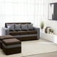 thumbnail image 3 of Sofa Paris 2 Pouf Gris Café, 3 of 4