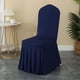 thumbnail image 1 of Xiao Hua Funda para Silla de Comedor Azul Oscuro -2 Piezas, 17.72 X 17.72 X 37.4 Pulgadas, Funda para Silla con Borde de Falda Completa Elástica en 4 Direcciones, Adecuada para Sillas sin Brazos,, 1 of 5
