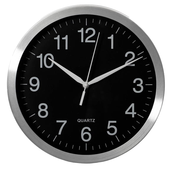 Reloj de Pared Redondo de 25 cm con Movimiento de Cuarzo Silencioso – Clockswise