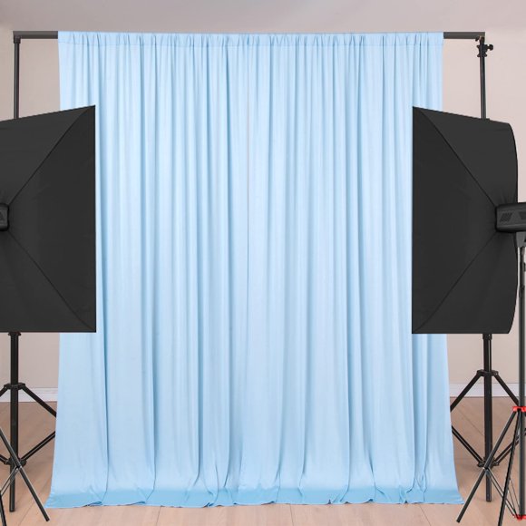 Fondo Nobed HHT 3 m x 2,7 m Azul Bebé sin Arrugas