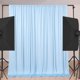 thumbnail image 1 of Fondo Nobed HHT 3 m x 2,7 m Azul Bebé sin Arrugas, 1 of 7