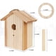 thumbnail image 3 of Casa para Pájaros de Ventana ColorfulLaVie de Madera con Ventosas, 3 of 6